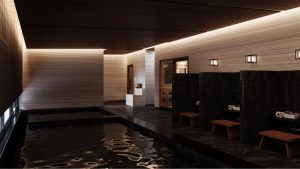 Tiện ích Osen & Sauna - Hồ tắm nóng 250m2
