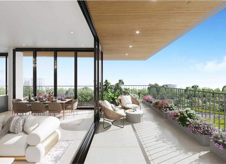 Nhà mẫu căn hộ 3PN The Nest